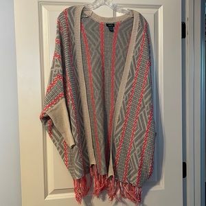 Rue 21, Aztec Print Batwing Cardigan, One Size